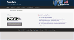 Desktop Screenshot of accudyneeng.com