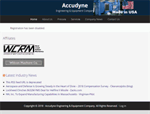 Tablet Screenshot of accudyneeng.com